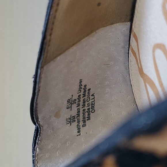 Sam Edelman Animal Print Calf Hair Heels sz 9 - Picture 14 of 15